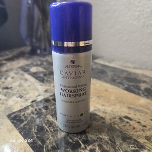 Alterna Caviar Anti-Aging Working Hairspray - Purple and Silver